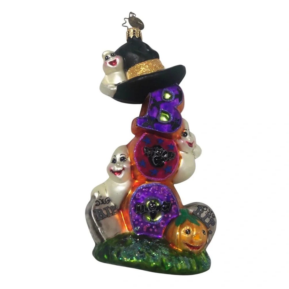 Christopher Radko | Retired Rare Grave Tidings Ghost Boo Halloween Ornament Box